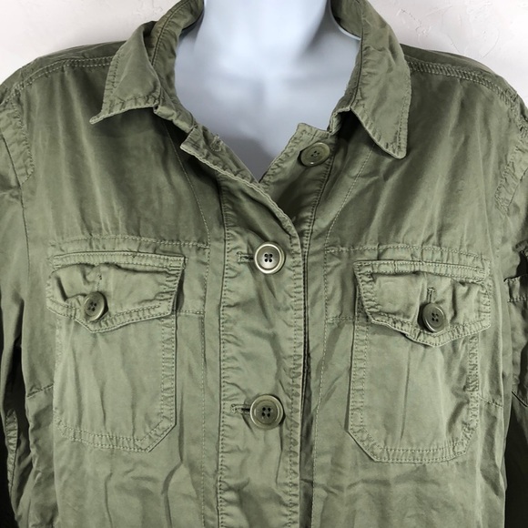 J.Crew army green jacket size medium - Picture 2 of 11